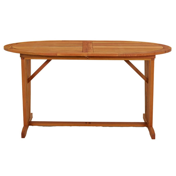 vidaXL Garden Table 200x100x75 cm Solid Eucalyptus Wood