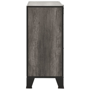 vidaXL Storage Cabinets 2 pcs. Gray 72x36x82 cm Metal and MDF