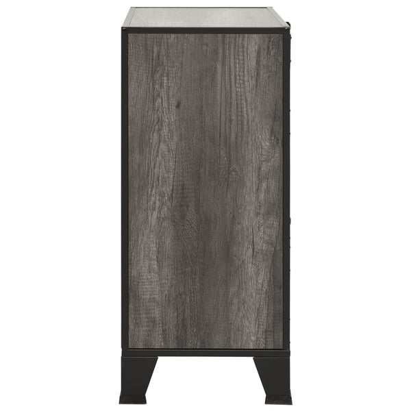 vidaXL Storage Cabinets 2 pcs. Gray 72x36x82 cm Metal and MDF