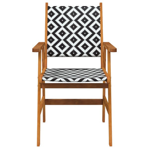 vidaXL Garden Chairs 6 pcs Solid Acacia Wood