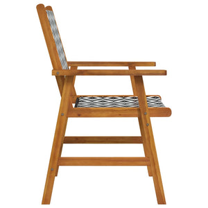 vidaXL Garden Chairs 6 pcs Solid Acacia Wood