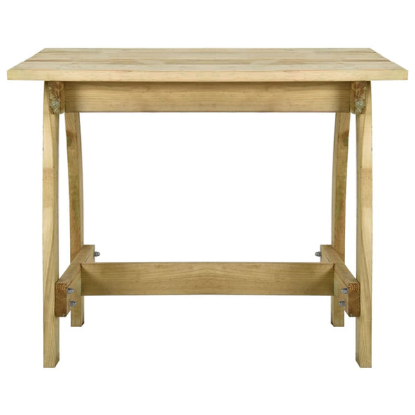 vidaXL 5-piece Impregnated Pine Wood Garden Dining Set