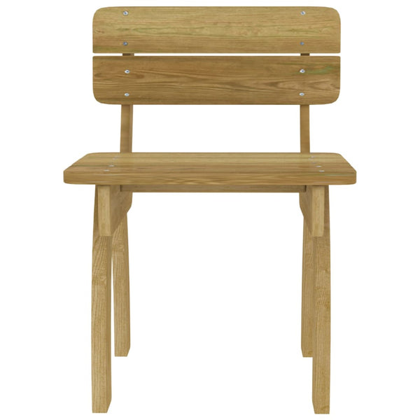vidaXL 5-piece Impregnated Pine Wood Garden Dining Set