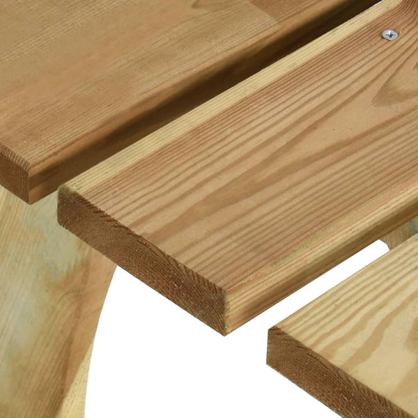vidaXL 5-piece Impregnated Pine Wood Garden Dining Set
