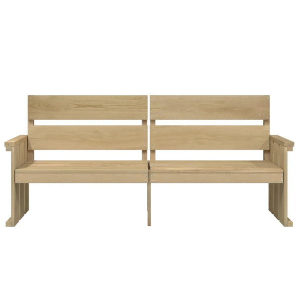 vidaXL 3-Piece Garden Dining Set Impregnated Solid Pinewood