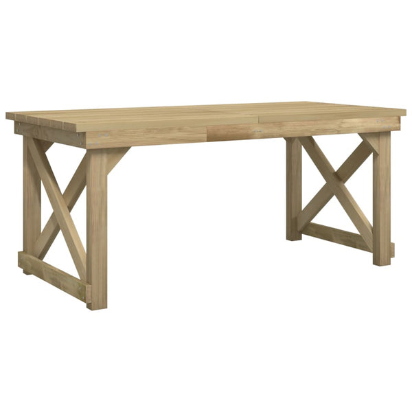 vidaXL 3-Piece Garden Dining Set Impregnated Solid Pinewood