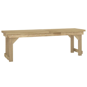 vidaXL 3-Piece Garden Dining Set Impregnated Solid Pinewood