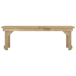 vidaXL 3-Piece Garden Dining Set Impregnated Solid Pinewood