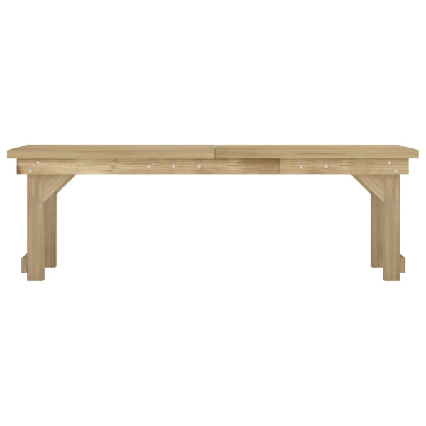 vidaXL 3-Piece Garden Dining Set Impregnated Solid Pinewood