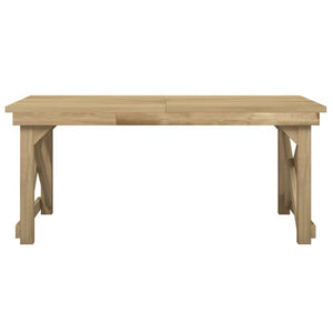 vidaXL 3-Piece Garden Dining Set Impregnated Solid Pinewood