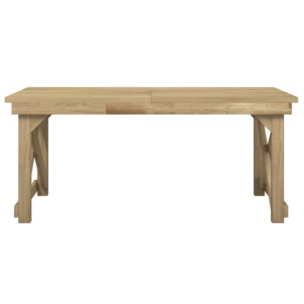 vidaXL 3-Piece Garden Dining Set Impregnated Solid Pinewood
