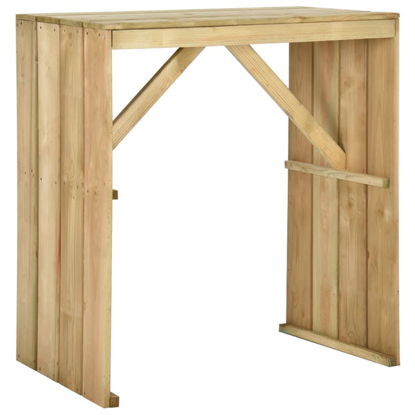 vidaXL 5-piece Impregnated Pinewood Garden Bar Set