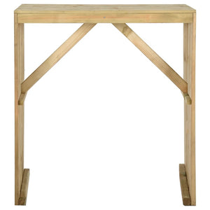 vidaXL 5-piece Impregnated Pinewood Garden Bar Set