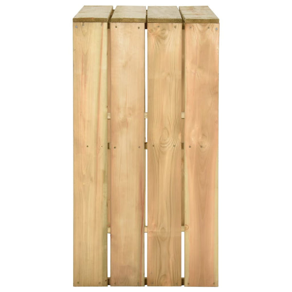 vidaXL 5-piece Impregnated Pinewood Garden Bar Set