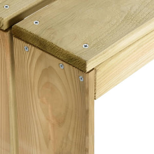 vidaXL 5-piece Impregnated Pinewood Garden Bar Set