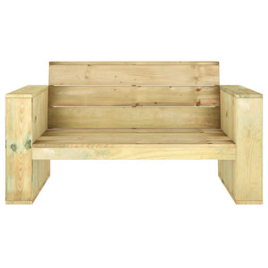 vidaXL 3-Piece Garden Lounge Set Impregnated Solid Pine Wood