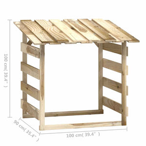 vidaXL Pergolas with Roof 4 pcs. 100x90x100 cm Impregnated Pine Wood