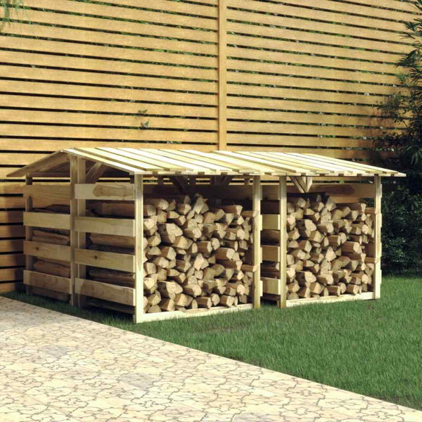 vidaXL Pergolas with Roof 4 pcs. 100x90x100 cm Impregnated Pine Wood