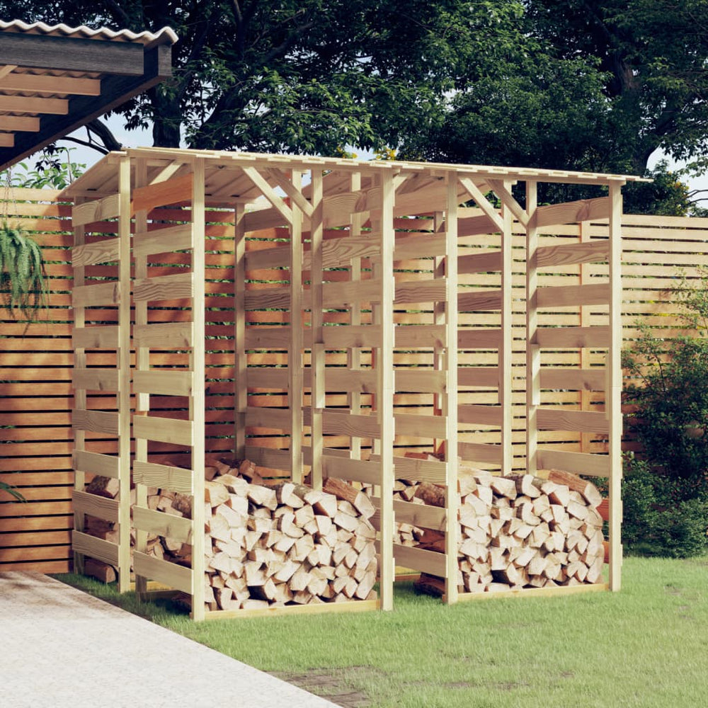 vidaXL Pergolas with Roof 4 pcs. 100x90x200 cm Impregnated Pinewood