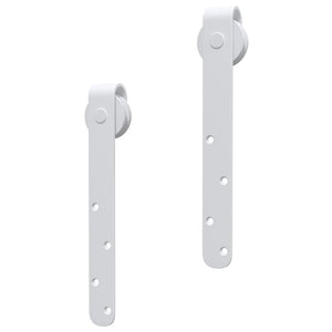 vidaXL Mini Sliding Door Hardware Set for Cabinet Doors Carbon Steel 183 cm