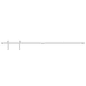 vidaXL Mini Sliding Door Hardware Kit for Cabinet Doors Carbon Steel 200 cm