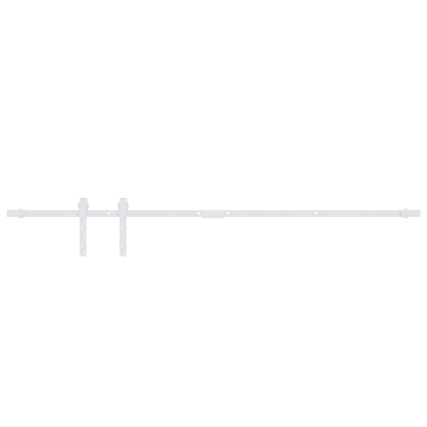 vidaXL Mini Sliding Door Hardware Kit for Cabinet Doors Carbon Steel 152 cm