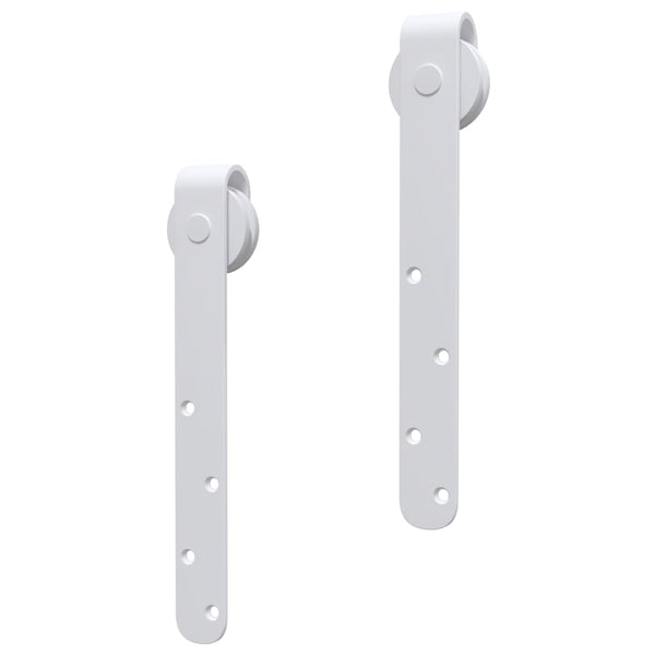 vidaXL Mini Sliding Door Hardware Kit for Cabinet Doors Carbon Steel 122 cm