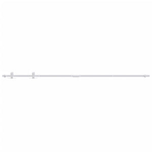 vidaXL Mini Sliding Door Hardware Kit for Cabinet Doors Carbon Steel 200 cm