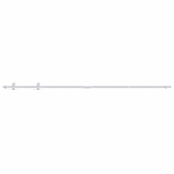 vidaXL Mini Sliding Door Hardware Kit for Cabinet Doors Carbon Steel 200 cm