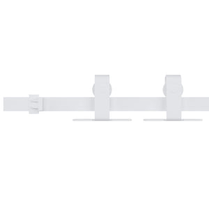 vidaXL Mini Sliding Door Hardware Kit for Cabinet Doors Carbon Steel 152 cm