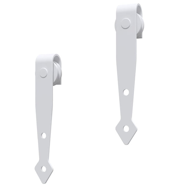 vidaXL Mini Sliding Door Hardware Set for Cabinet Doors Carbon Steel 183 cm