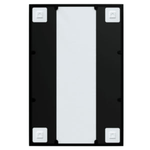 vidaXL Wall Mirror Black 60x40 cm Metal