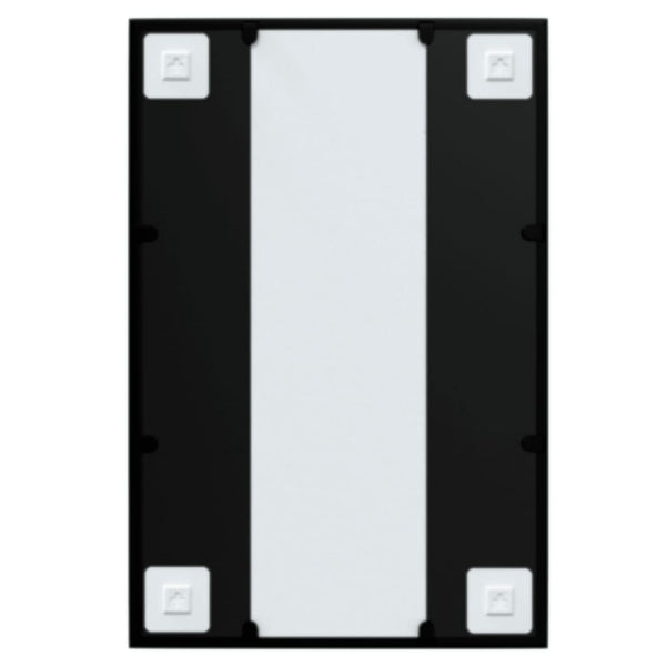 vidaXL Wall Mirror Black 60x40 cm Metal