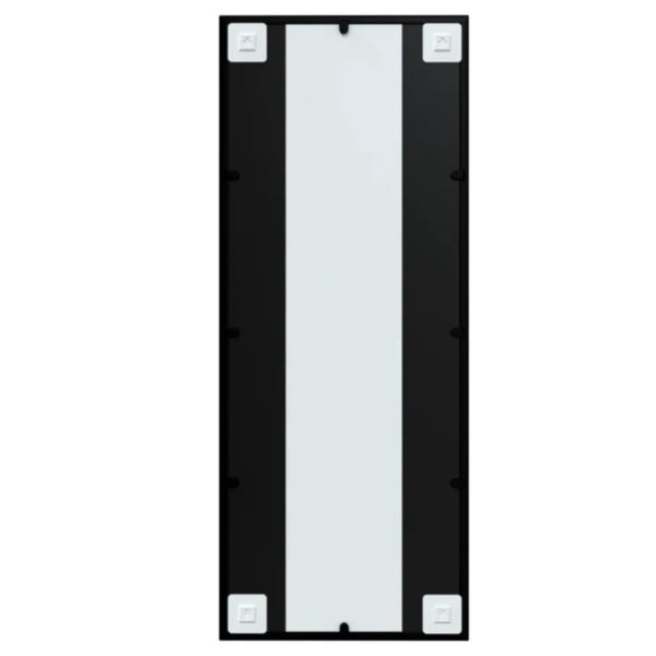 Schwarzer Wandspiegel 100x40 cm