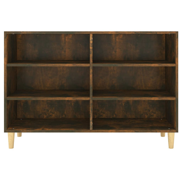 vidaXL Sideboard Smoked Oak 103.5x35x70 cm Engineered Wood