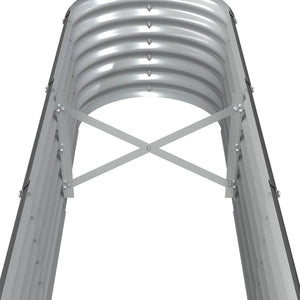vidaXL Raised Garden Bed Galvanized Steel 332x40x36 cm Anthracite