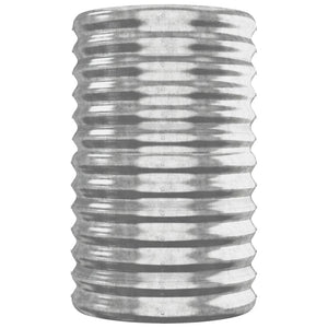 vidaXL Raised Garden Bed Galvanized Steel 260x40x68 cm Silver