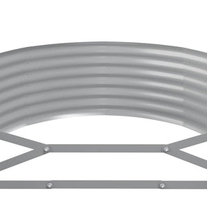 vidaXL Raised Garden Bed Galvanized Steel 249x100x36 cm Anthracite