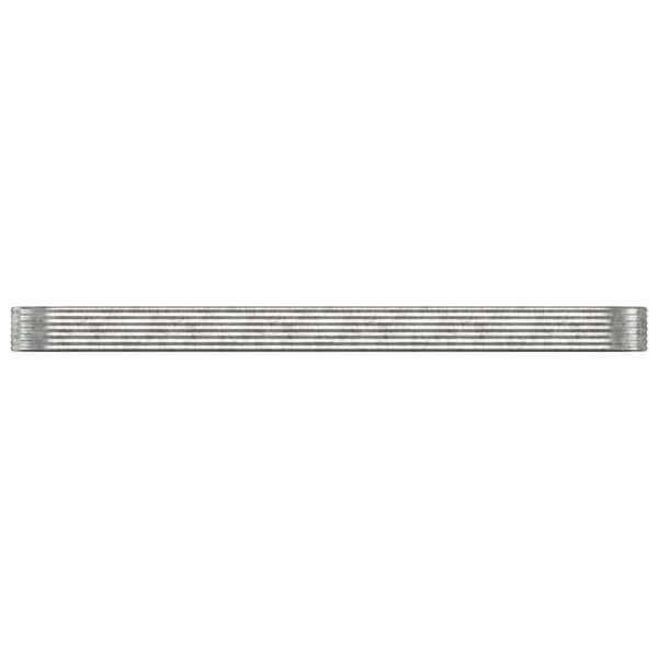 vidaXL Raised Garden Bed Galvanized Steel 507x100x36 cm Silver