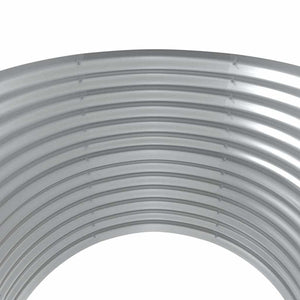 vidaXL Raised Garden Bed Galvanized Steel 100x100x68 cm Anthracite