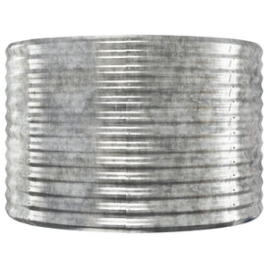 vidaXL Raised Garden Bed Galvanized Steel 249x100x68 cm Silver