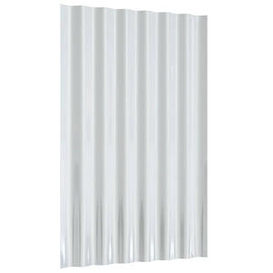 vidaXL Roof Panels 12 pcs. Galvanized Steel Green 60x36 cm