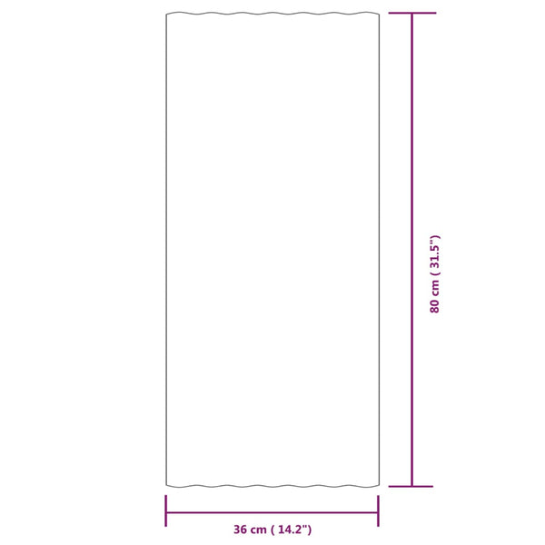 vidaXL Roof Panels 12 pcs. Galvanized Steel Grey 80x36 cm