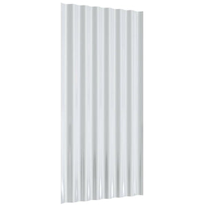 vidaXL Roof Panels 36 pcs. Galvanized Steel Anthracite 80x36cm