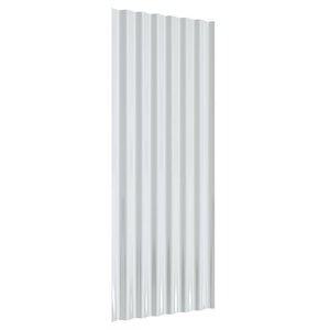 vidaXL Roof Panels 12 pcs Galvanized Steel Anthracite 100x36cm