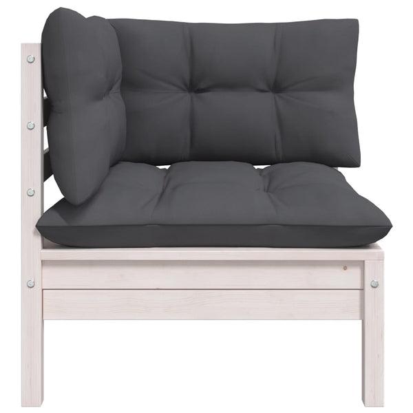 vidaXL 6-piece Outdoor Lounge Set with Cushions Solid Pinewood