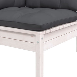 vidaXL 6-piece Outdoor Lounge Set with Cushions Solid Pinewood