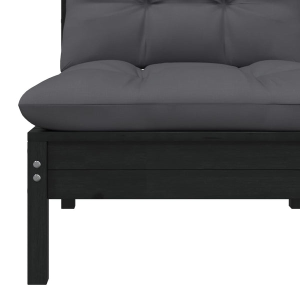 vidaXL 7-piece Garden Lounge Set with Cushions Solid Pine Wood
