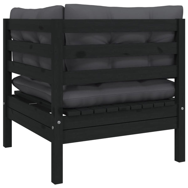vidaXL 8-Piece Garden Lounge Set with Cushions Solid Pine Wood