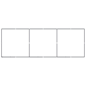 vidaXL Outdoor Dog Kennel Steel 11.06 m²